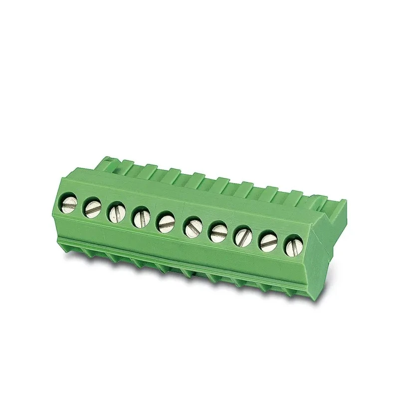 Phoenix Contact SMSTB 2.5/4-ST-5.08 Series Pluggable Terminal Block, 4-Contact, 5.08 mm Pitch, 320V, Polyamide 1826306