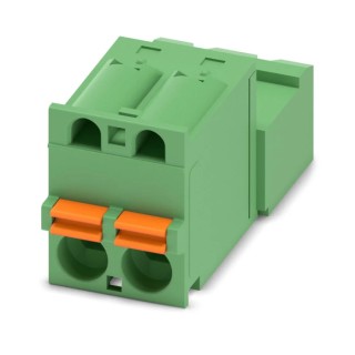 Phoenix Contact FKIC 2.5 HC/2-ST-5.08 Series Pluggable Terminal Block 2-Contact 5.08 mm Pitch 320 V 16 A 1 Row 1942594