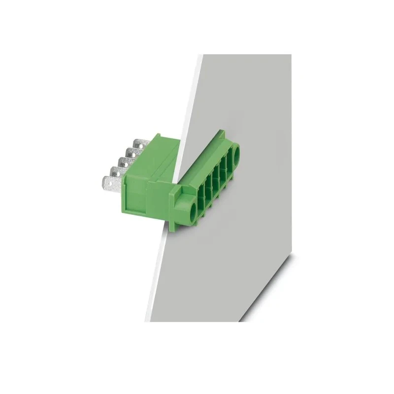 Phoenix Contact Pluggable Terminal Block 4-Contact 7.62 mm Pitch 1 Row 800V Polyamide Housing 15A Current Series 1861170