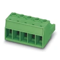 Phoenix Contact PC 16/2-ST 10.16 Series Pluggable Terminal Block, 2-Contact, 10.16 mm Pitch, 1 Row 1967375