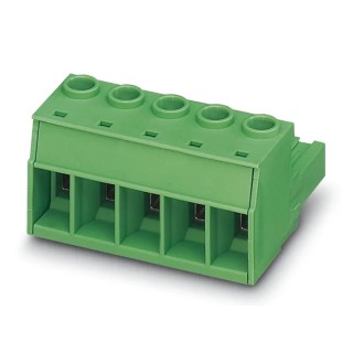 Phoenix Contact PC 16/2-ST 10.16 Series Pluggable Terminal Block, 2-Contact, 10.16 mm Pitch, 1 Row 1967375