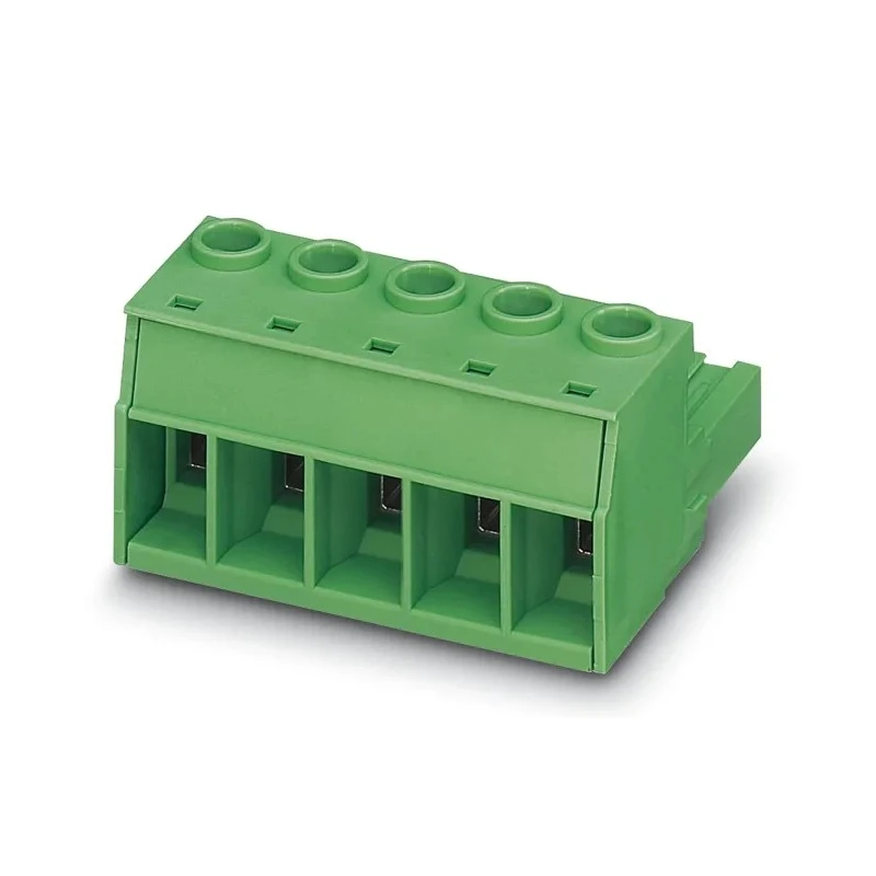 Phoenix Contact PC 16/2-ST 10.16 Series Pluggable Terminal Block, 2-Contact, 10.16 mm Pitch, 1 Row 1967375
