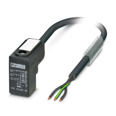 Phoenix Contact Sensor Actuator Cable Female 3 Way DIN 43650 Form C to 3 Way Unterminated, Polyurethane Jacket, 10m 1435564