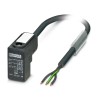 Phoenix Contact Sensor Actuator Cable Female 3 Way DIN 43650 Form C to 3 Way Unterminated, Polyurethane Jacket, 10m 1435564