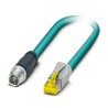 Phoenix Contact Cat6a Ethernet Cable 2 Core, Blue, 15 m, Unshielded, Polyurethane Jacket 1440643