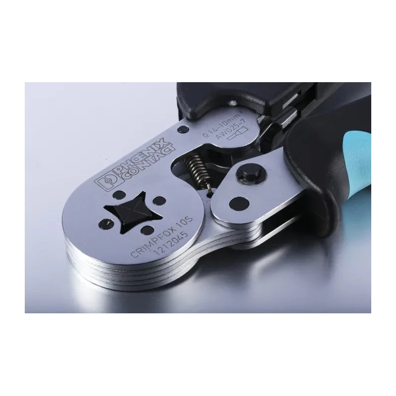 Phoenix Contact Crimp Tool for Wire Ferrules CRIMPFOX 10S 175mm Length EAC Approved 1212045