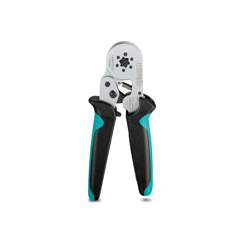 Phoenix Contact Crimp Tool for Wire Ferrules Hand Operation, 175mm Length, Compatible with Wire Sizes 0.14 to 6 AWG 1212046