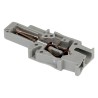 Phoenix Contact SP 2.5/1-L Series Pluggable Terminal Block, 1-Contact, 5.2 mm Pitch, 24A Current, 500V, Grey 3043019