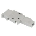Phoenix Contact SP 2.5/1-L Series Pluggable Terminal Block, 1-Contact, 5.2 mm Pitch, 24A Current, 500V, Grey 3043019