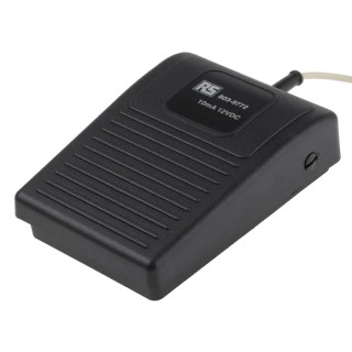 RS PRO Light Industrial Momentary Foot Potentiometer Thermoplastic Housing 6A Contact Current 12V AC 803-9772