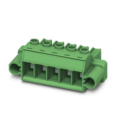 Phoenix Contact 2-Contact Pluggable Terminal Block, 7.62 mm Pitch, 41A Current, 1 Row PC 5/2-STF1-7.62 1777833