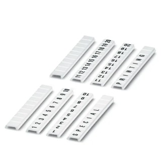 Phoenix Contact Polyamide ZBF4.LGS:11-20 White Marker Strip for Terminal Block 0808626:0011