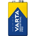 Varta Industrial Pro Alkaline 9V Battery 589mAh 48.5mm Height 17.5mm Width 46g Weight 4008496356799