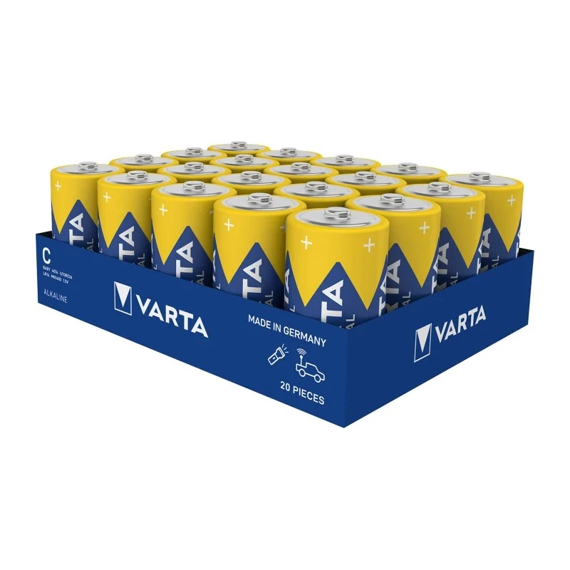 Varta Industrial Pro 1.5 V Alkaline C Battery 7.8 Ah 50mm Height 26.2mm Diameter 4008496356515