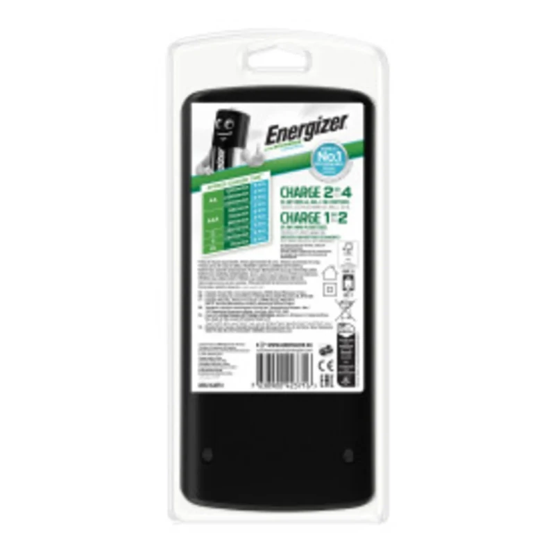Energizer Universal Battery Charger for NiCd, NiMH AA, C, 9 V, AAA, D Batteries with EU Plug 7638900423716