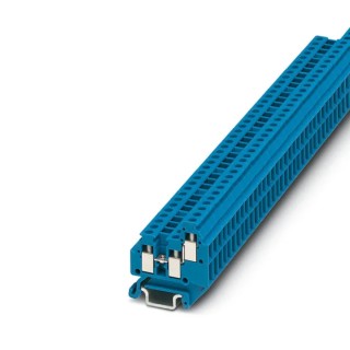 Phoenix Contact MT 1.5-TWIN BU Series DIN Rail Terminal Block, 2-Level, Screw Terminal, Blue, 400V, 17.5A 3025532