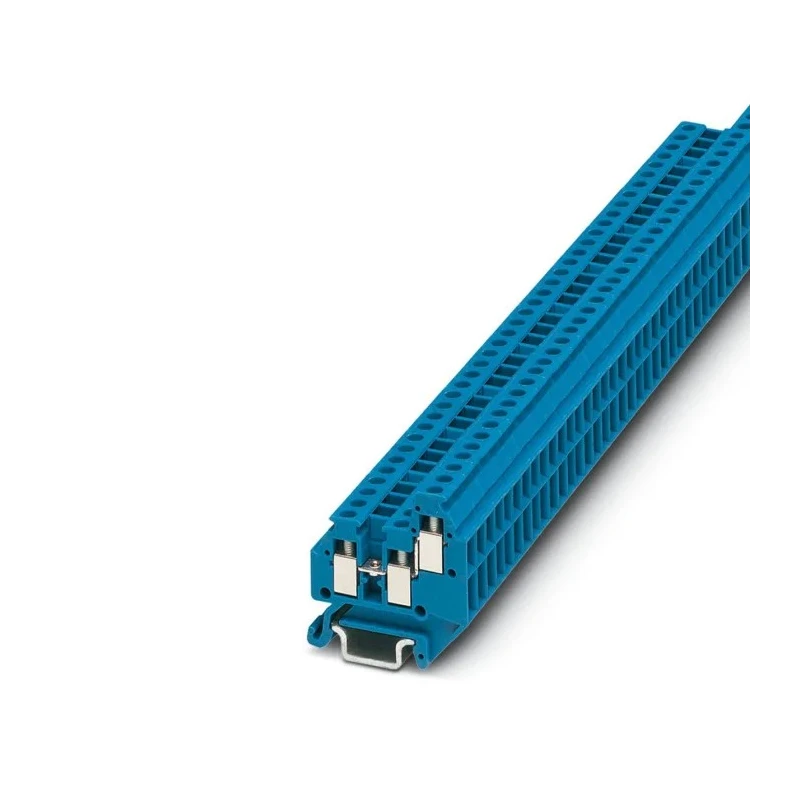 Phoenix Contact MT 1.5-TWIN BU Series DIN Rail Terminal Block, 2-Level, Screw Terminal, Blue, 400V, 17.5A 3025532