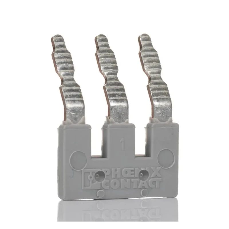 Phoenix Contact EB3-6 Series Jumper Bar for Modular Terminal Block 6.2mm Pitch 3 Positions 0201142