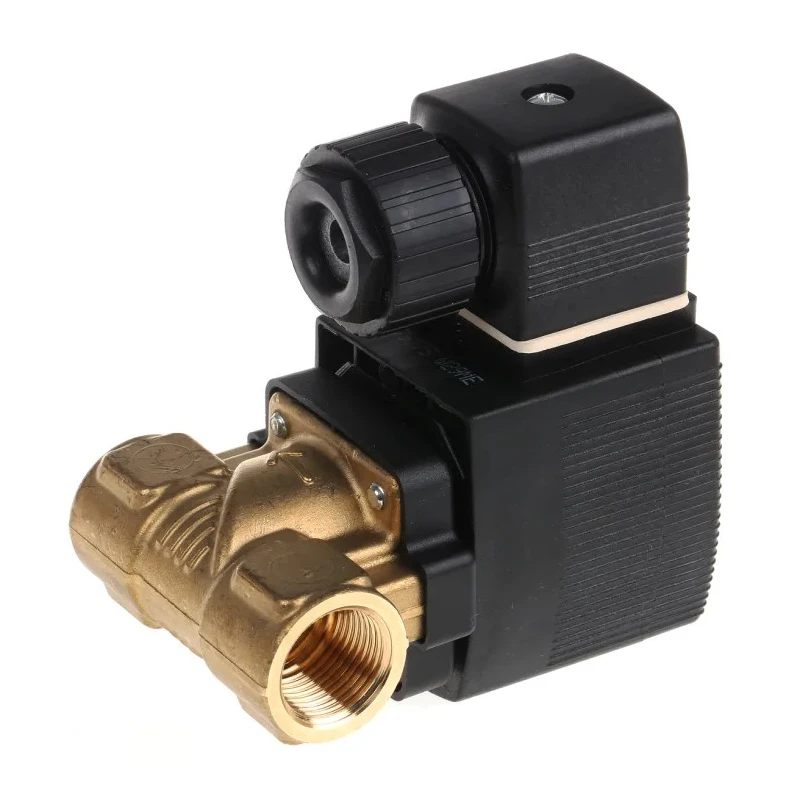 Burkert Solenoid Valve 2 Port NC DN 10 to 65 mm 24V DC Brass Body 10W Power 221598