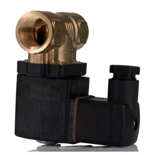 Burkert Solenoid Valve, 2 Port, Normally Closed, Brass Body, DN 10 to 65 mm, 230V AC, 10 bar, Servo Assist 221609