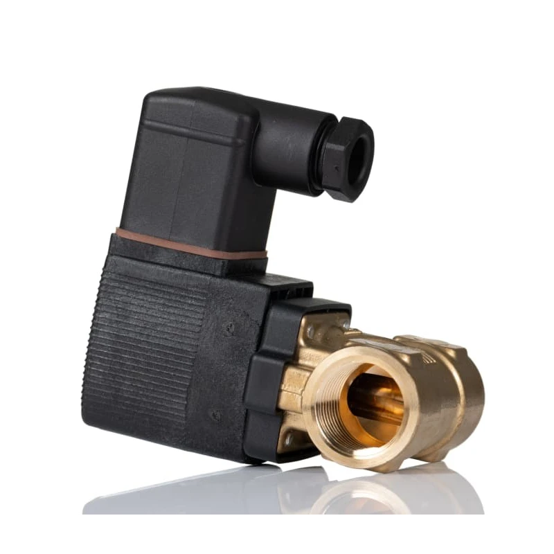 Burkert Solenoid Valve, 2 Port, Normally Closed, Brass Body, DN 10 to 65 mm, 230V AC, 10 bar, Servo Assist 221609