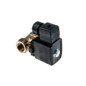 Burkert Brass 2 Port Normally Closed 1/2 in Solenoid Valve 24V DC 10 bar 221606