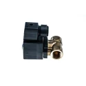 Burkert Brass 2 Port Normally Closed 1/2 in Solenoid Valve 24V DC 10 bar 221606