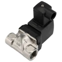 Burkert 2 Port Normally Closed Stainless Steel Solenoid Valve 24V dc, DN 10 to 65 mm, 10 bar, IP65 Protection 221762
