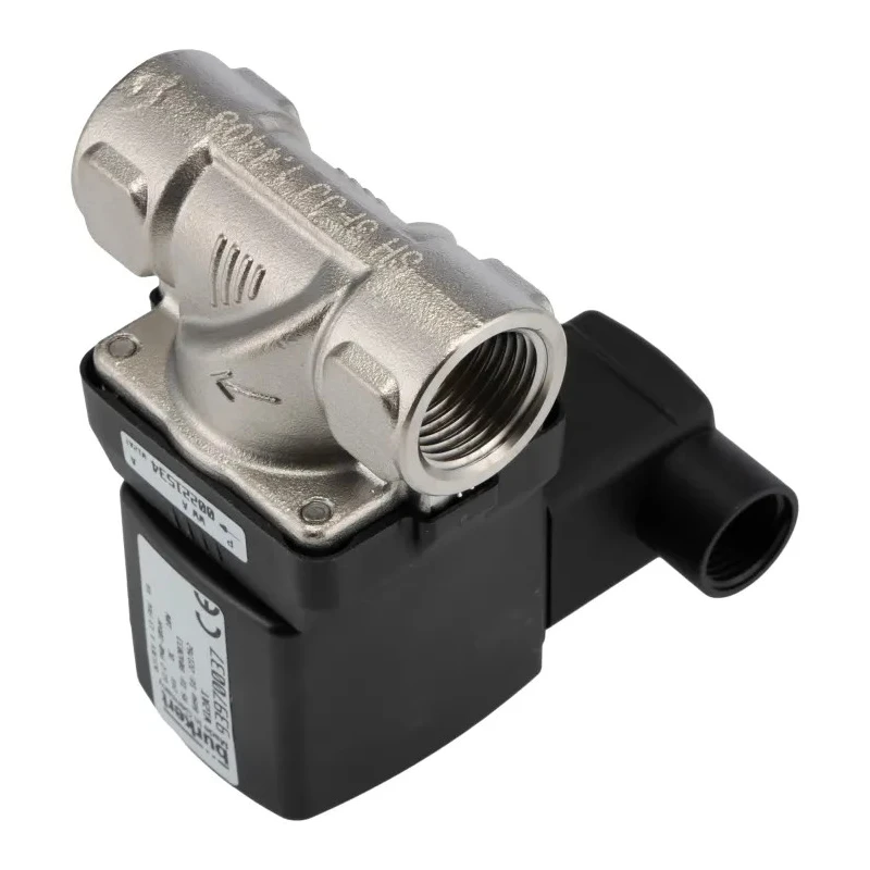 Burkert 2 Port Normally Closed Stainless Steel Solenoid Valve 24V dc, DN 10 to 65 mm, 10 bar, IP65 Protection 221762