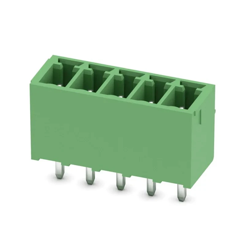 Phoenix Contact MCV 1.5/5-G-3.5 Series Straight Pluggable Terminal Block, 5 Contact(s), 3.5 mm Pitch, 8A Current 1843635