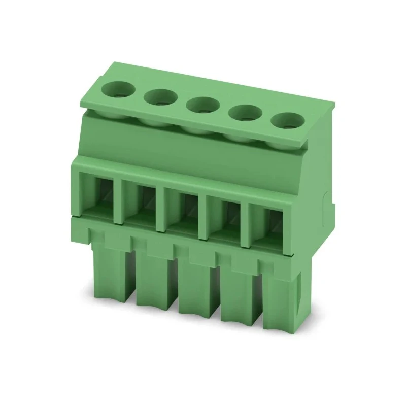 Phoenix Contact MCVW 1.5/5-ST-3.81 Series Pluggable Terminal Block, 5-Contact, 3.81 mm Pitch, 1 Row 1827004
