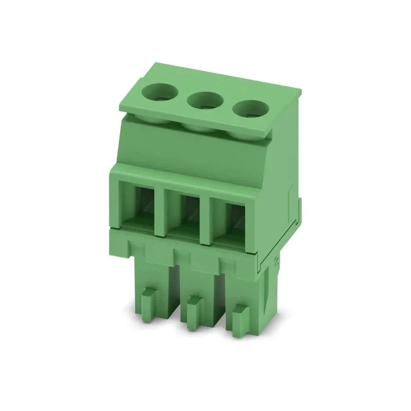 Phoenix Contact MCVR 1.5/3-ST-3.81 Series Pluggable Terminal Block, 3-Contact, 3.81 mm Pitch, 1 Row, 320V, 8A 1827130