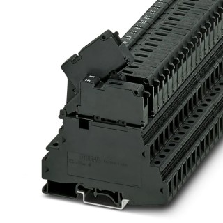 Phoenix Contact Fuse Modular Terminal Block UKK 5-HESILED 24 (6.3X32) Series Black, 0.2mm² to 4 mm², 2-Level 0711632