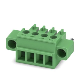Phoenix Contact Pluggable Terminal Block MC 1.5/4-STF-3.81 Series 4-Contact 3.81 mm Pitch 320V 8A 1 Row 1827729