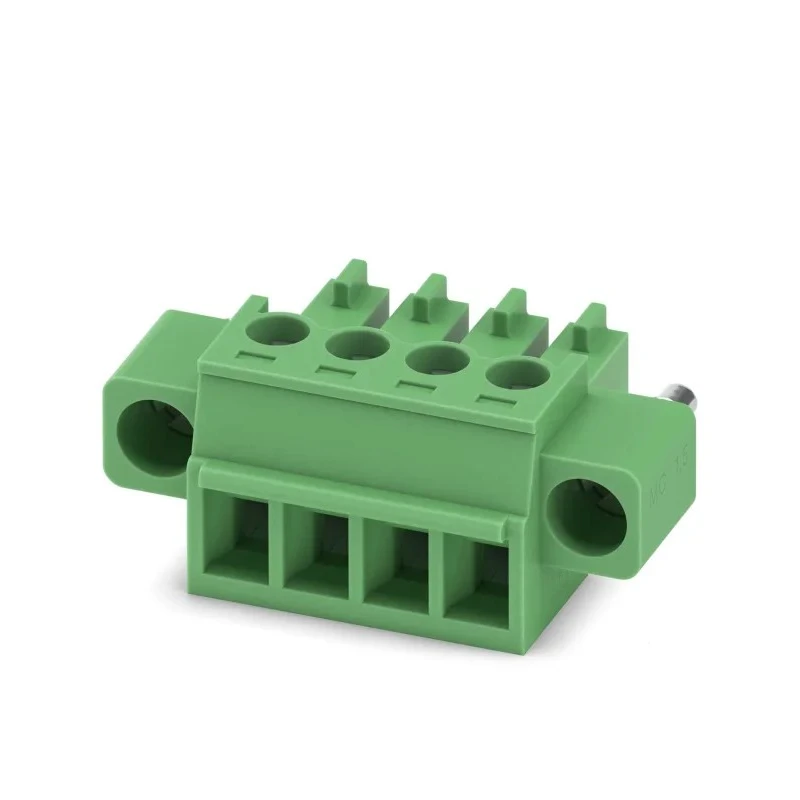 Phoenix Contact Pluggable Terminal Block MC 1.5/4-STF-3.81 Series 4-Contact 3.81 mm Pitch 320V 8A 1 Row 1827729