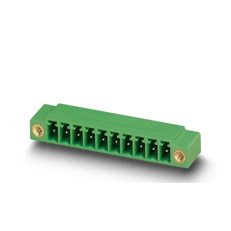 Phoenix Contact Pluggable Terminal Block 2-Contact 3.81 mm Pitch 1 Row 250V 8A Green MC 1.5/2-GF-3.81 1827868