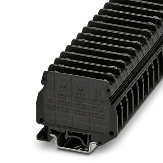 Phoenix Contact USIG Series Fuse Modular Terminal Block Black, 0.5mm² to 16 mm², 1-Level Fused, Screw, 10A, 500V 0920083