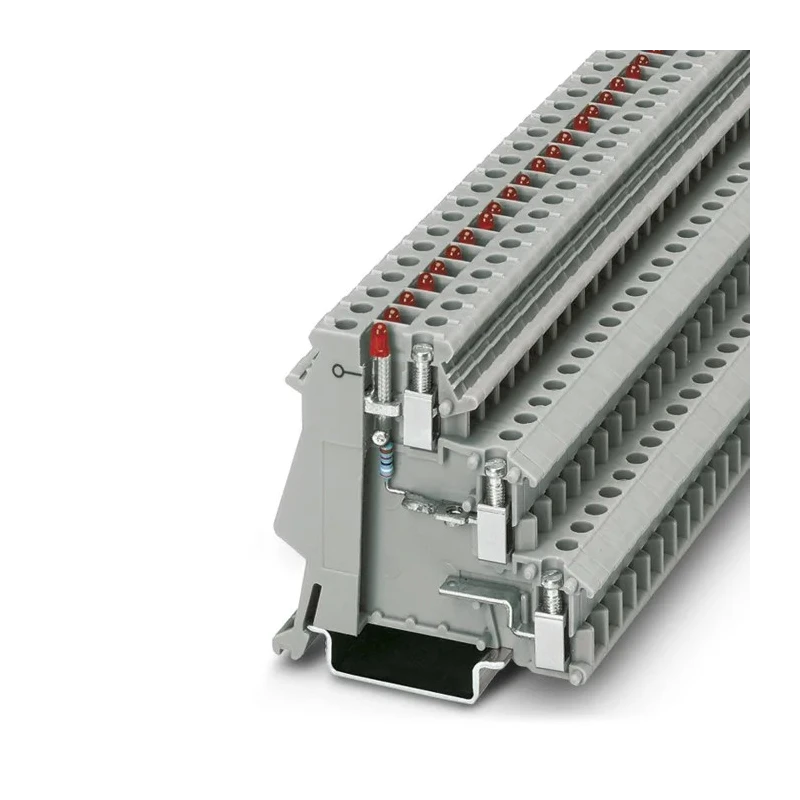Phoenix Contact DIK 1.5 Series 3-Level Grey Sensor/Actuator DIN Rail Terminal Block 250V 24A 2715856
