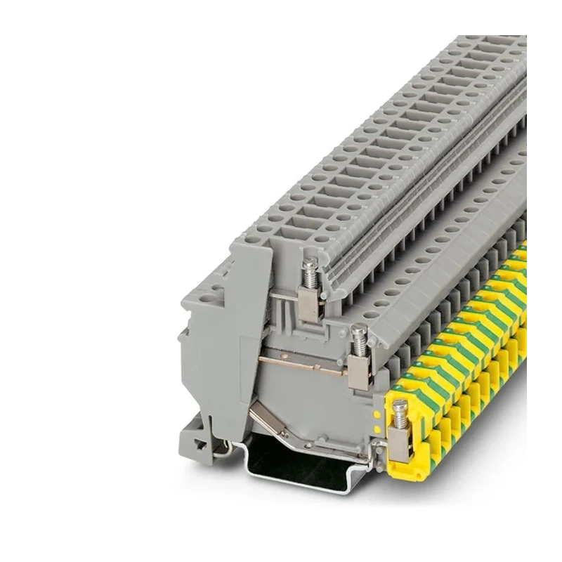 Phoenix Contact DOK 1.5-2D Series 3-Level Sensor/Actuator DIN Rail Terminal Block Grey 1.5mm² 24A 250V 2717139