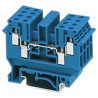 Phoenix Contact UDK 3 BU Series Feed Through Terminal Block Blue, 1-Level, Screw, 500V, 24A 2718277