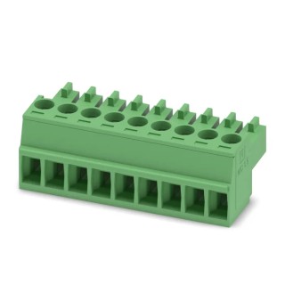 Phoenix Contact MC 1.5/9-ST-3.5 Series Pluggable Terminal Block, 9-Contact, 3.5 mm Pitch, 1 Row 1840434