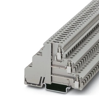 Phoenix Contact DIKD 1.5-TG Series 3-Level DIN Rail Terminal Block Grey 2.5mm² Screw Termination 250V 16A 2774237