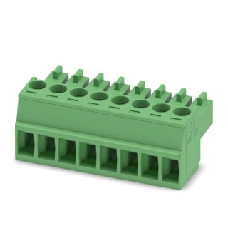Phoenix Contact MC 1.5/8-ST-3.5 Series Pluggable Terminal Block, 8-Contact, 3.5 mm Pitch, 1 Row 1840421