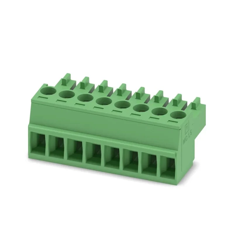 Phoenix Contact MC 1.5/8-ST-3.5 Series Pluggable Terminal Block, 8-Contact, 3.5 mm Pitch, 1 Row 1840421