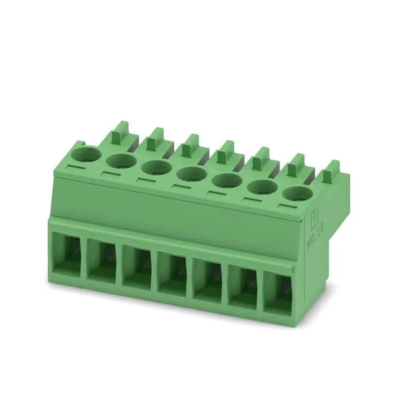 Phoenix Contact MC 1.5/7-ST-3.5 Series Pluggable Terminal Block, 7-Contact, 3.5 mm Pitch, 320V, 8A, Polyamide Housing 1840418