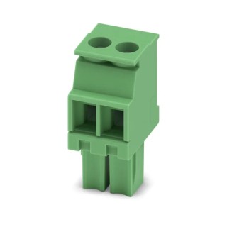 Phoenix Contact MCVW 1.5/2-ST-3.5 Series Pluggable Terminal Block, 2-Contact, 3.5 mm Pitch, 1 Row, 320V, 8A 1862852