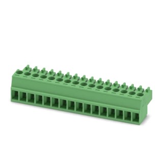Phoenix Contact MC 1.5/16-ST-3.5 Series Pluggable Terminal Block 16-Contact, 3.5 mm Pitch, 8A, Polyamide Housing 1840502