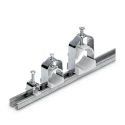 Phoenix Contact Silver Steel Barrier Strip Cable Clamp 26 mm Max Bundle Diameter, Screw Fixing, 22mm x 24mm x 81mm 3240253