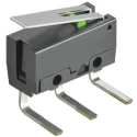 Omron Ultra Subminiature Hinge Lever Micro Switch Right Angle PCB Terminal 100mA 600V AC 6V DC SPST IP40 D2FS-FL-N-A