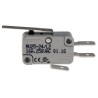 RS Pro Long Straight Lever Micro Switch, Quick Connect Terminal, 16A, 250 V ac, SPCO 804-6203
